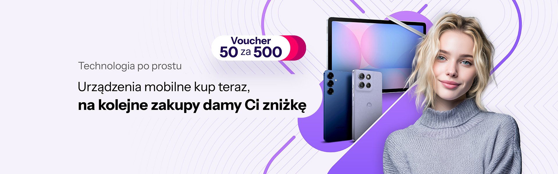 Zyskaj do 1000 zł - Kup wybrane urządzenia mobilne i zgarnij voucher na kolejne zakupy